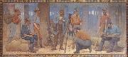 Robert Reid Hail to the Pioneers oil painting